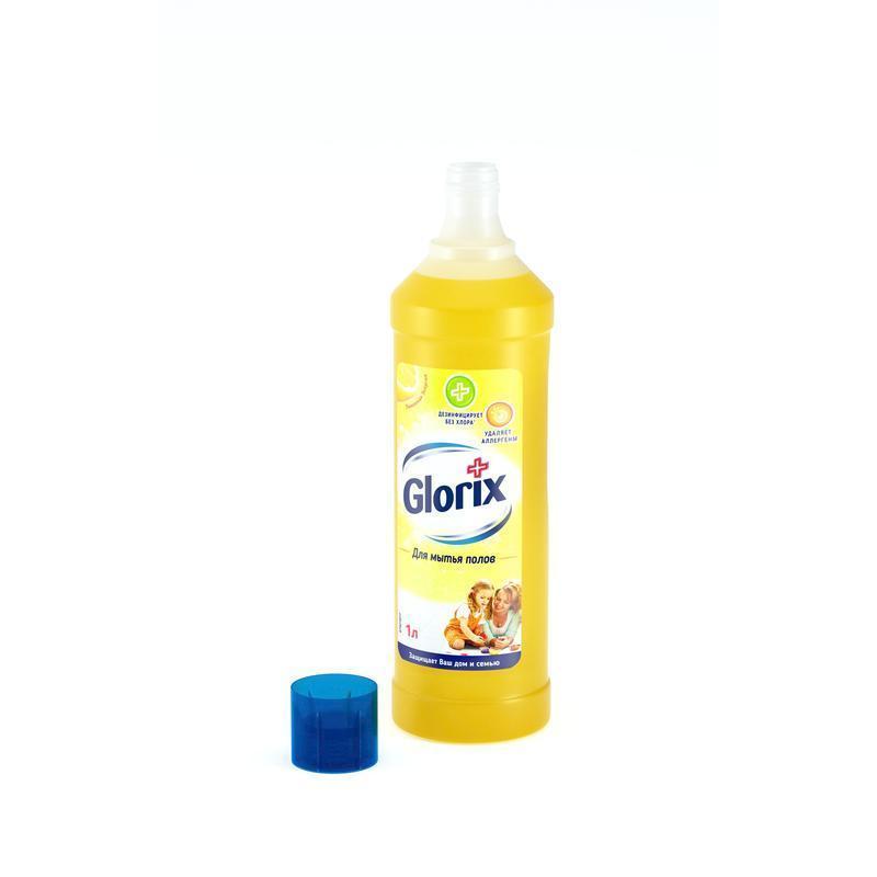 GLORIX чистящее средство для пола Лимонная энергия 1л (12)